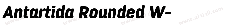 Antartida Rounded W字体转换